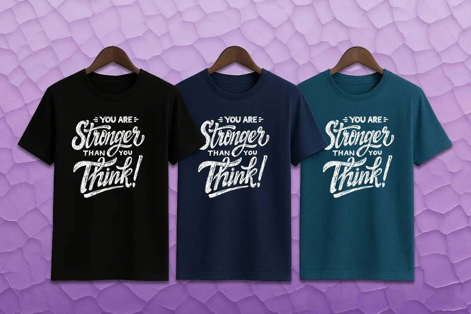 You are Stronger Than You Think Half Sleeve Round Neck Cotton T-Shirt